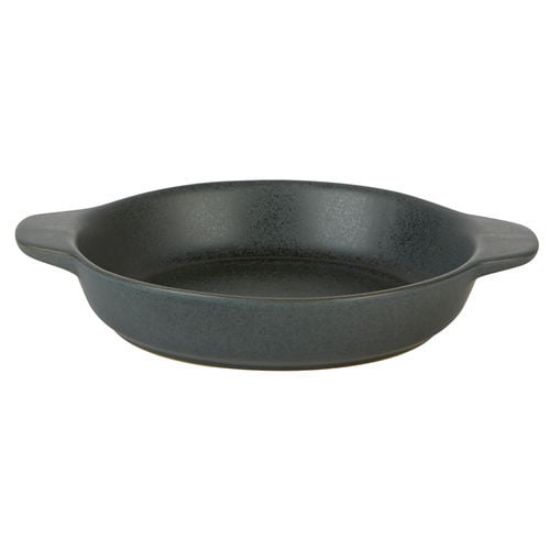 Rustico Carbon Round Eared Dish 12cm (c31200)
