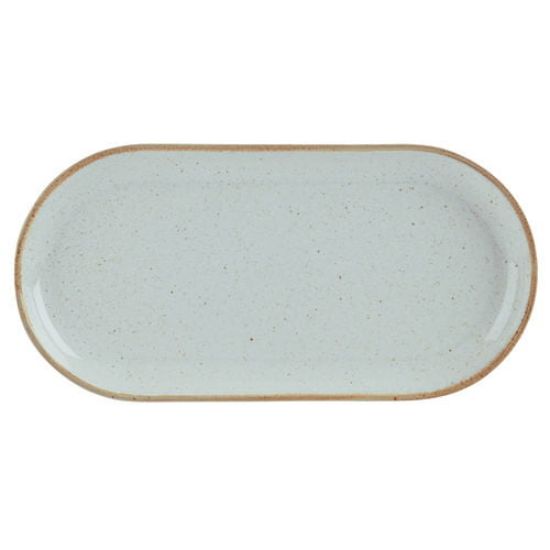 Stone Narrow Oval Plate 32x20cm/12.5x8" (118132st)