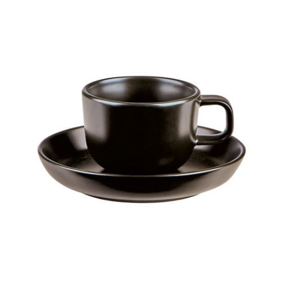 Nordika Black Saucer 12cm (110001b-110012b)