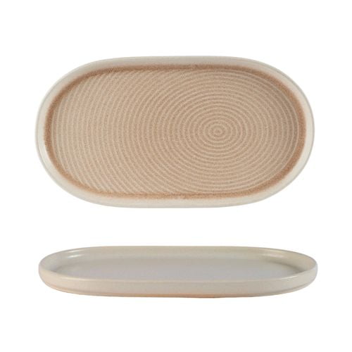 Nude Oval Platter 33x18cm/11"x7" (198033NU-Nude-Oval-Platter-33-x-18cm_result)