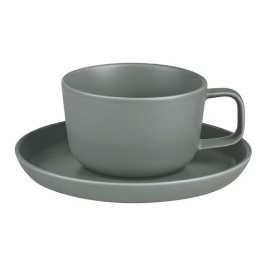 Nordika Grey Saucer 17cm (110020g-110007g)