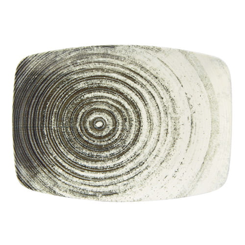Swirl Rectangular Plate 32cm/ 12�" (118432SW)