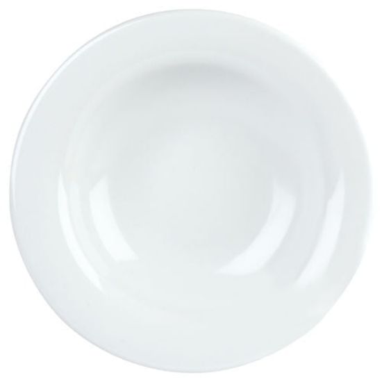 Banquet Winged Pasta Plate 25cm/10" 48cl/17oz (174925_overhead)