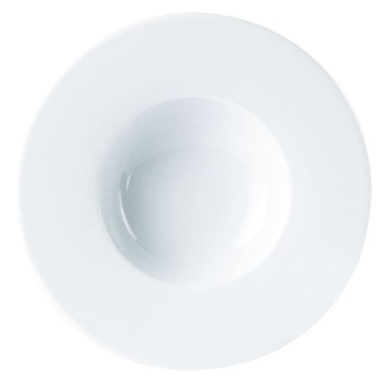 Wide Rim Pasta Plate 22cm/8" 14cl/5oz (178222_overhead)
