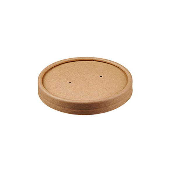 8/12oz Kraft PLA Lined Compostable Soup Lids (D5189_P5)