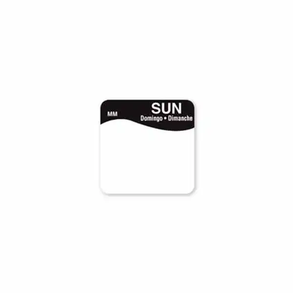 Day of the Week Labels (Sunday) (D2666_P5)