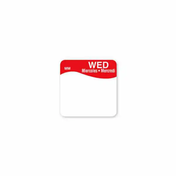 Day of the Week Labels (Wednesday) (D2662_P5)