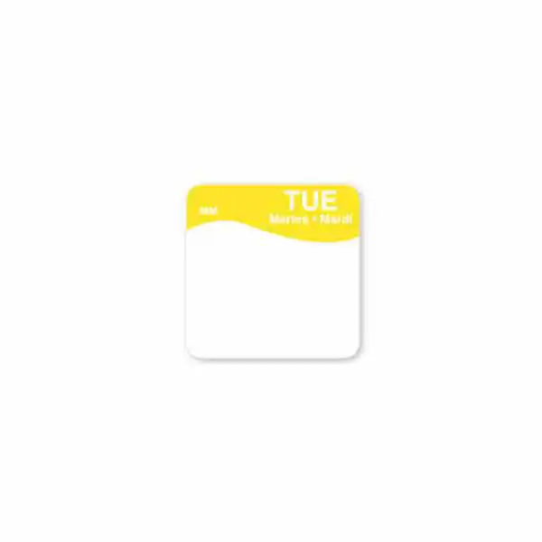 Day of the Week Labels (Tuesday) (D2661_P5)