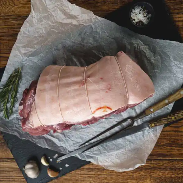 Pork - Leg, Half, Boneless, Rolled, Rind On, Avg.4-5kg (BP0861_P5)