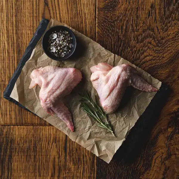 Chicken - Wings, Skin On, Avg. 60g (BC1611_P5)