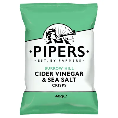 Burrow Hill Cider Vinegar & Sea Salt Crisps ()