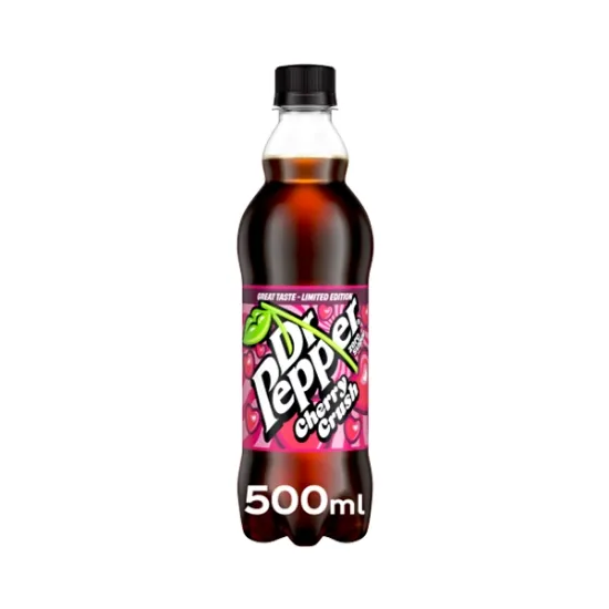 Dr Pepper Cherry Crush Zero Bottles | Pilgrim Foodservice Ltd
