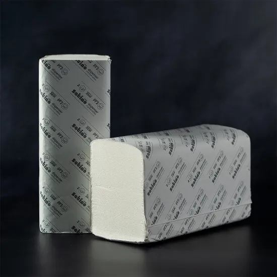 Z-Fold White Hand Towels (C8510_P1)