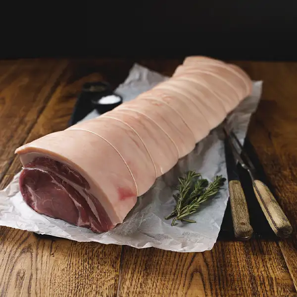 Pork - Loin, Boneless, Whole, Rind On, Avg. 5-6kg (bprk5cp5)