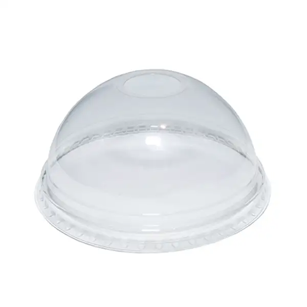 9oz - 16oz Domed Lid with Hole (d202p5)