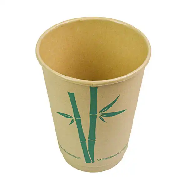 12oz Bamboo Fibre Double Wall Coffee Cup (d5186p5)