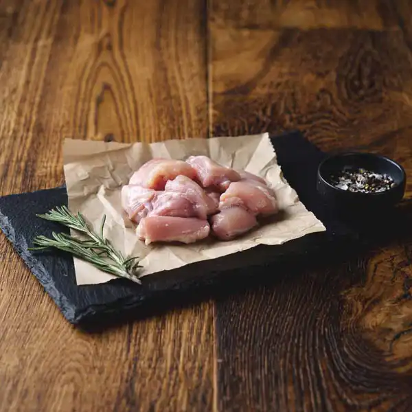 Chicken - Thigh Meat, Hand Diced (bplt12cp5)