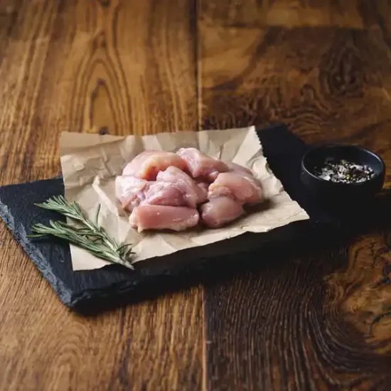 Chicken - Thigh Meat, Hand Diced (bplt12cp5)