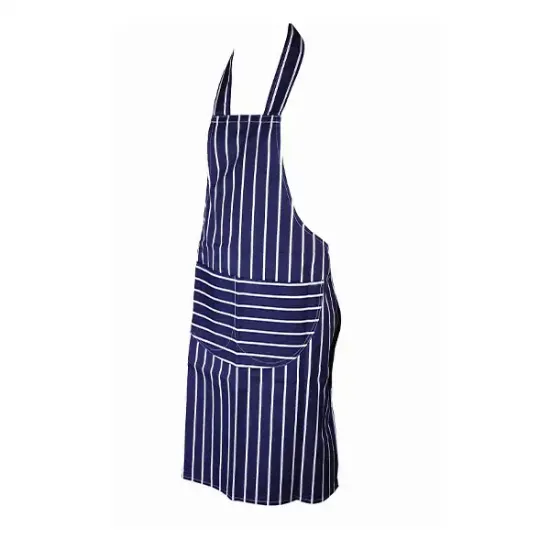 Blue & White Striped Apron (blue--white-striped-apronp5)
