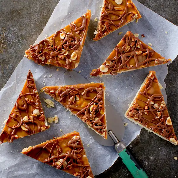 Salted Caramel & Nut Slice (1118p1)