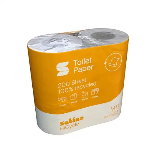 White Recycled Toilet Roll 2 Ply (c8541p1)