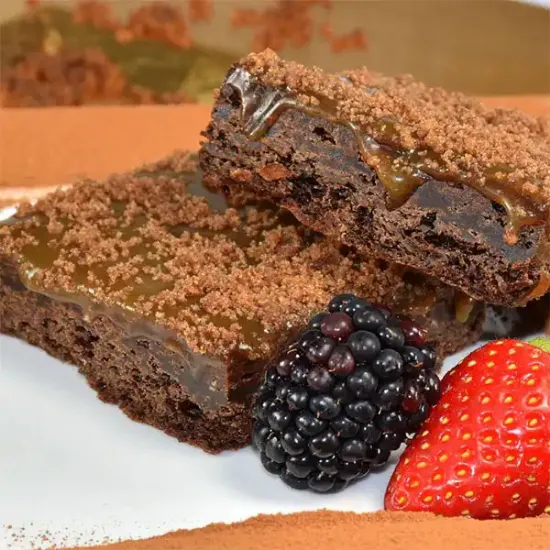 GF & Vegan Salted Caramel Brownie (74056p1)