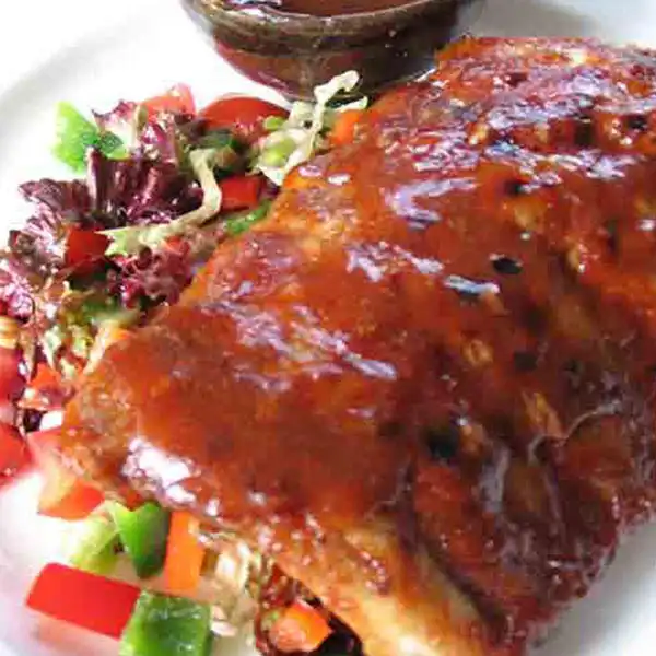 Half Rack Ribs in BBQ Sauce (5407p1)