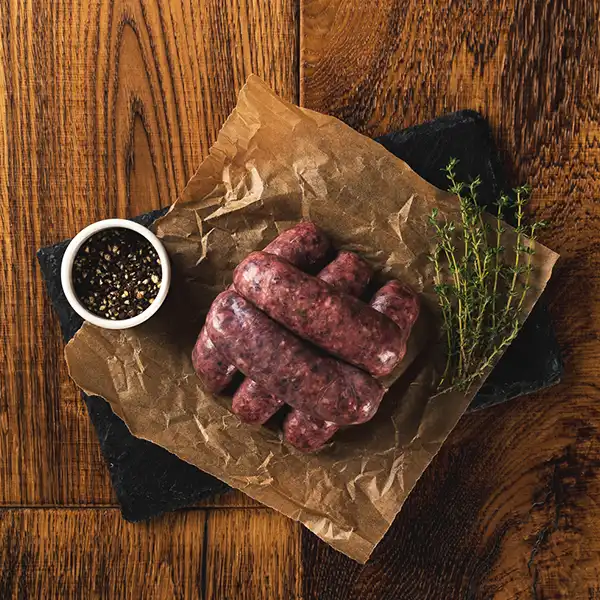 Venison & Red Wine Sausages (bp5508p5)