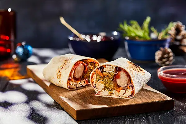 Paxo Wrap with Cranberry Dipping Gravy Recipe