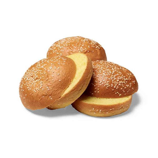 Glazed, Seeded & Sliced Brioche Buns (Plant Based) (36430p5)