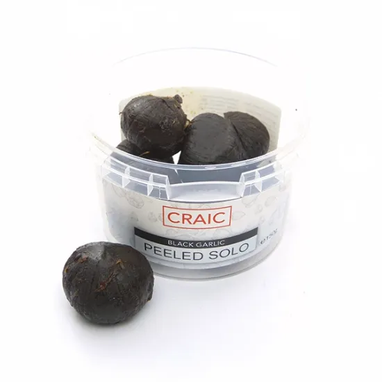 Black Peeled Garlic Bulbs (a40088p5)