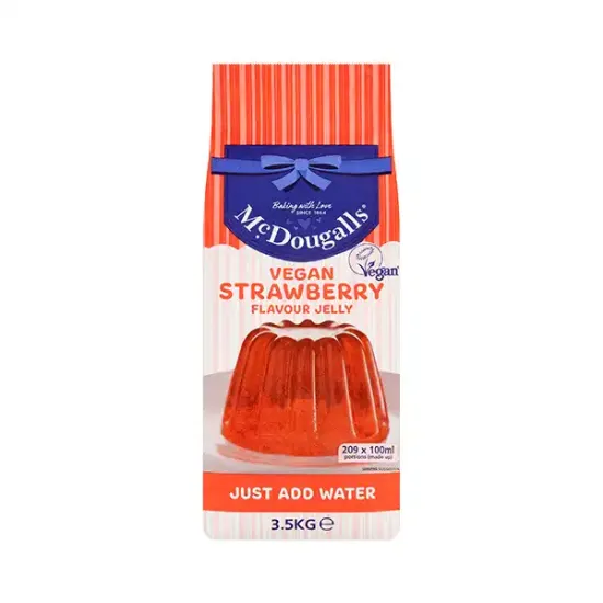 Strawberry Flavour Vegan Jelly Crystals (a67559p5)