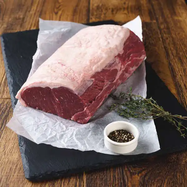 British Beef Striploin Half Boneless Joint - 3-3.5kg+ (bb0224p5)