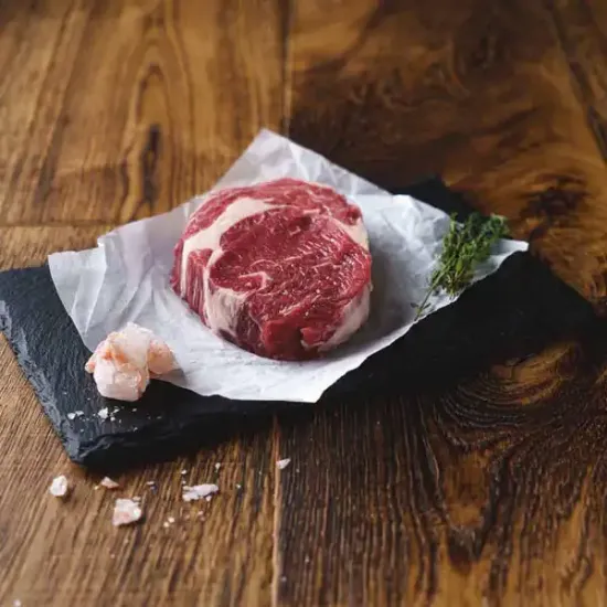 British Beef Himalayan Salt Dry Aged Ribeye Steak - Avg. 10oz, Each (bb0216p5)
