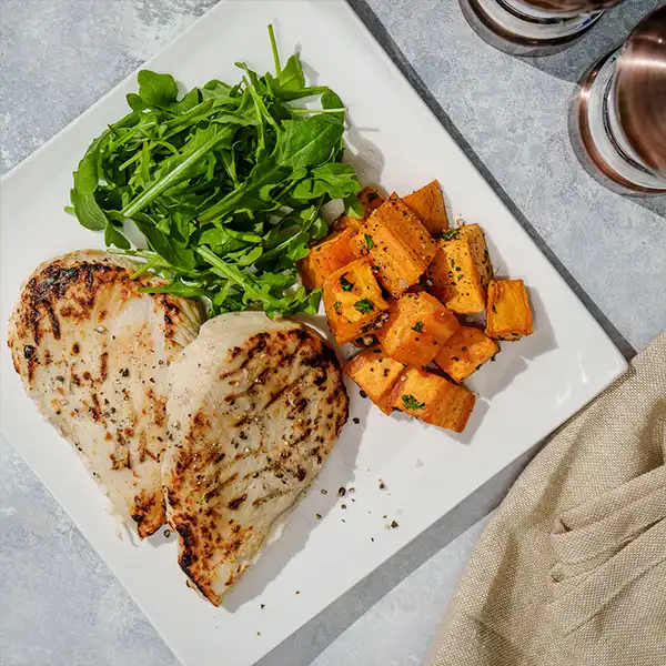 Charcoaled Butterfly Chicken Breast (8611p1)