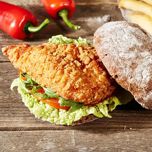 Fully Cooked Hot 'n' Spicy Chicken Fillets (8618p1)