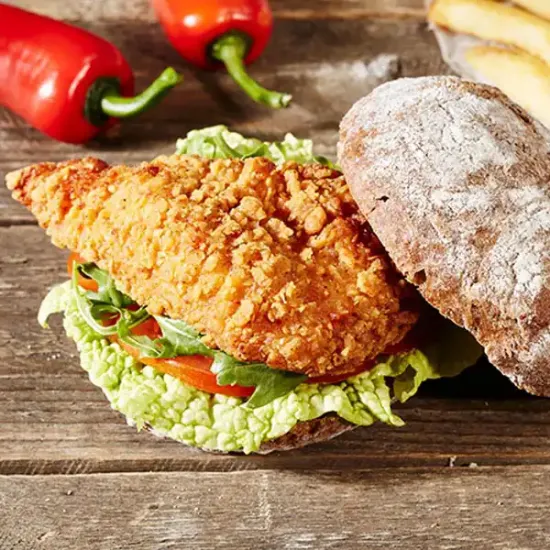 Fully Cooked Hot 'n' Spicy Chicken Fillets (8618p1)