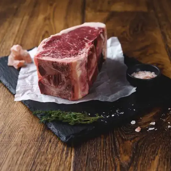 British Beef Himalayan Salt Dry Aged Sirloin Steak - Sharing, Avg. 800g (bb0007p5)