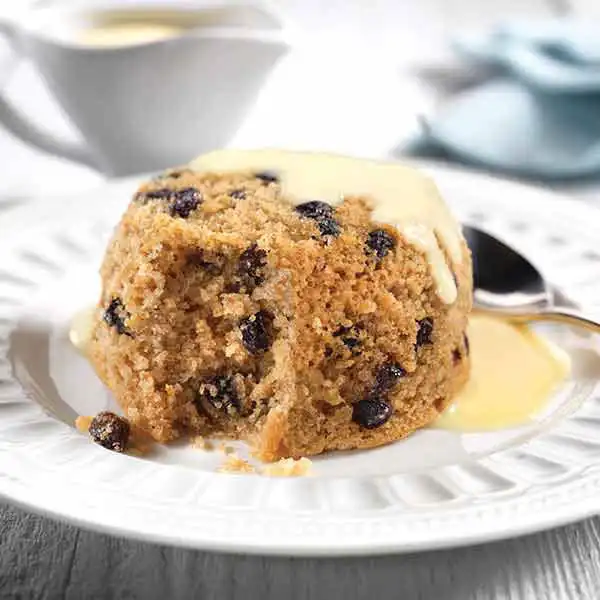 Spotted Dick Sponge Puddings (Round) (343403p1)