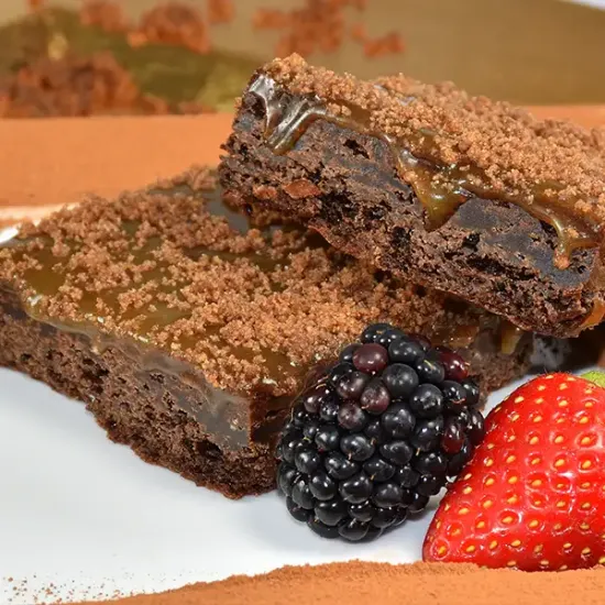 GF & Vegan Salted Caramel Brownie (74061p1)
