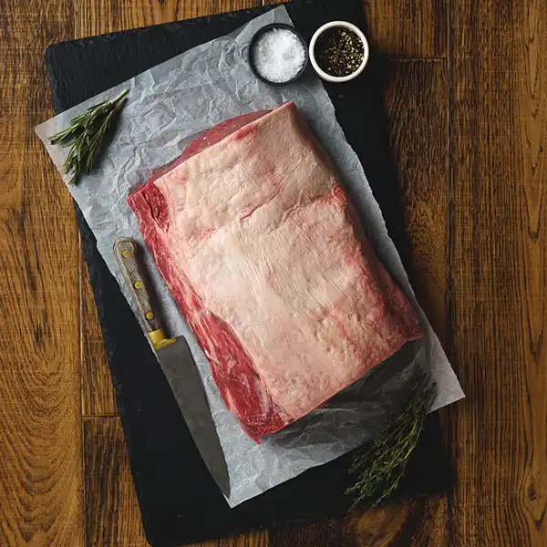 British Beef Striploin Boneless Half Joint, Flat, 4-5kg+ (bb0229p5)