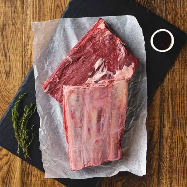 British Beef Short Rib, 3 Ribs Wide - Avg. 3kg (bb0754p5)