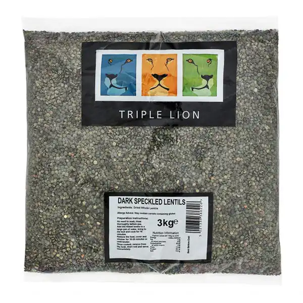 Dark Speckled Lentils, Puy Type (a6529p2)