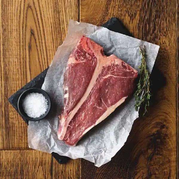 British Beef T-Bone Steak - Avg. 16oz, Each (bb3026p5)