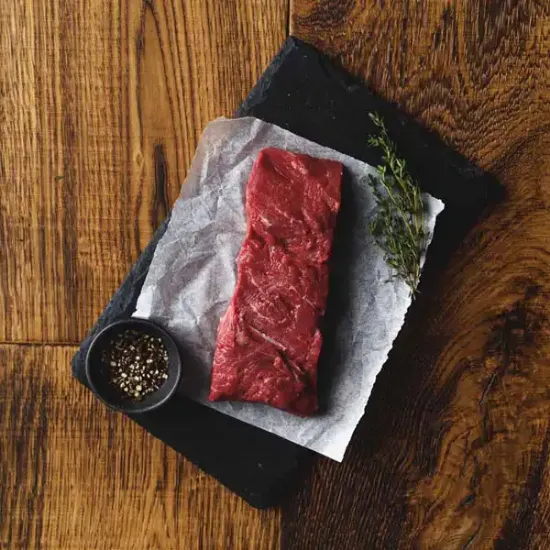 British Beef Flat Iron Steak - Avg. 8oz, Each (bb3064p5)