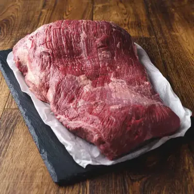 British Beef Brisket Whole Boneless Roast Joint (Flat) - Avg. 4-6kg ()