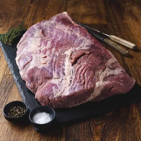 British Beef Brisket Whole Boneless Roast Joint (Salted) – Avg. 6kg (bb0008p5)