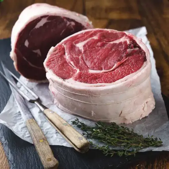 Premium British Beef Rib Boneless Roast Joint (Whole) - Avg. 4-6kg (bbls9cp5)