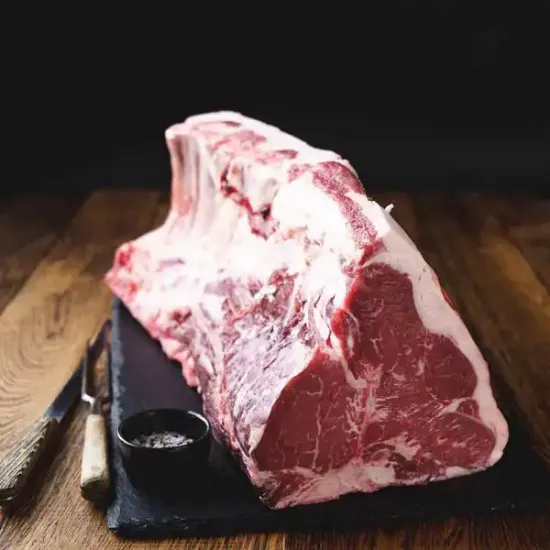 British Beef Sirloin Whole Bone-In Roast Joint – Avg. 10–12kg (bb0200p5)