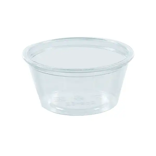 2oz Clear Compostable Portion Control Pot (d183p5)